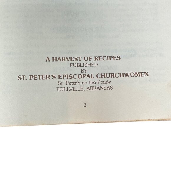 Prairie Harvest 1981 St. Peters Episcopal Churchwomen Cookbook Spiral Bound - Picture 5 of 11